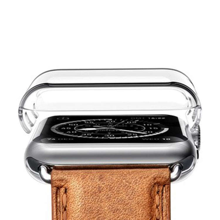 For Apple Watch Series 6 & SE & 5 & 4 44mm Full Coverage PC Case(Transparent)