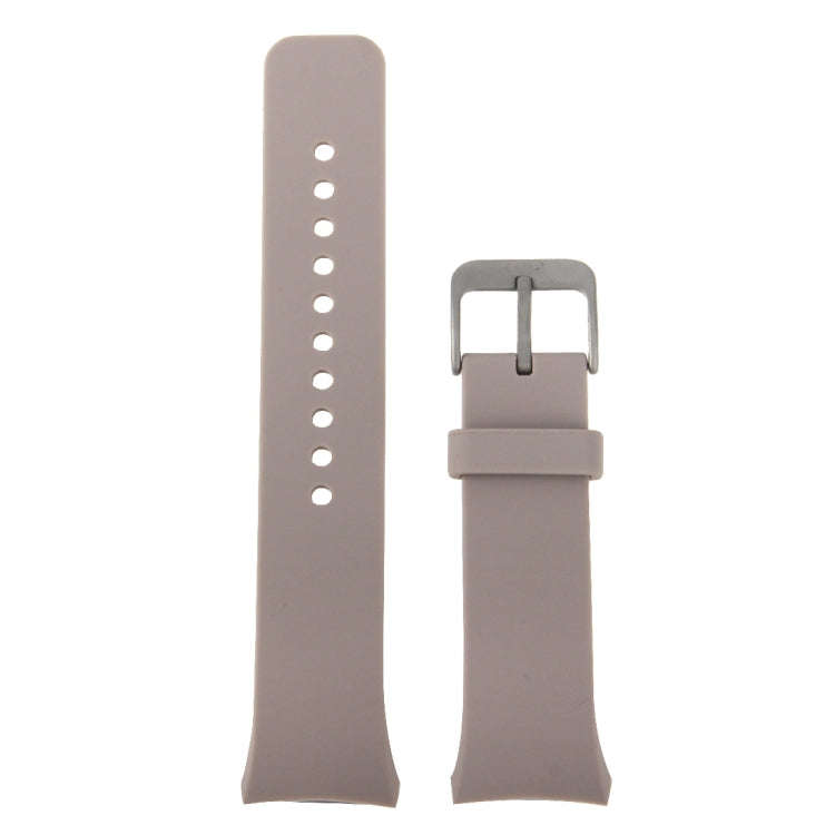 For Samsung Gear S2 Sport / Gear S2 Watch Solid Color Silicone Watchband(Khaki)