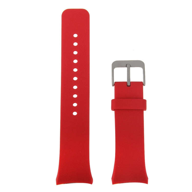 For Samsung Gear S2 Sport / Gear S2 Watch Solid Color Silicone Watchband(Red)