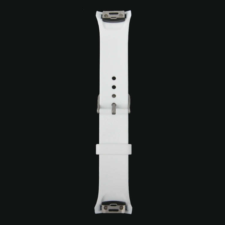 For Samsung Gear S2 Sport / Gear S2 Watch Solid Color Silicone Watchband(White)