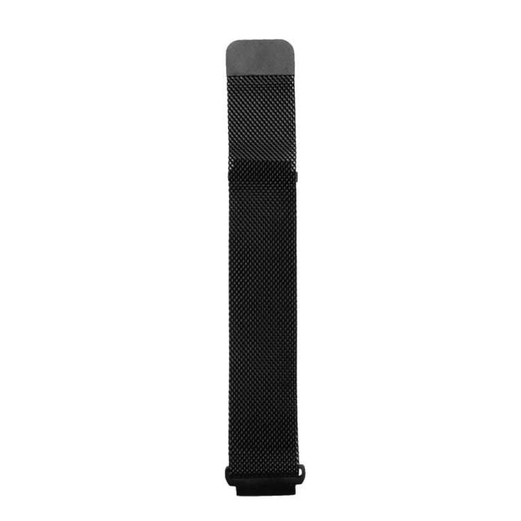 For Fitbit Blaze Watch Loop Magnetic Closure Clasp Stainless Steel Watchband(Black)