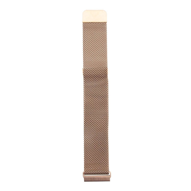 For Fitbit Blaze Watch Loop Magnetic Closure Clasp Stainless Steel Watchband(Rose Gold)