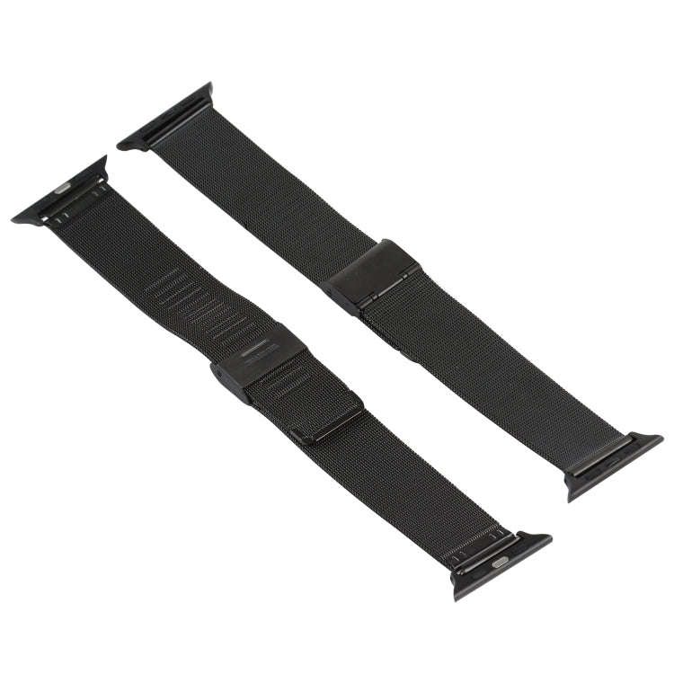 Stainless Steel Watch Band for Apple Watch Series 3 & 2 & 1 42mm(Black)