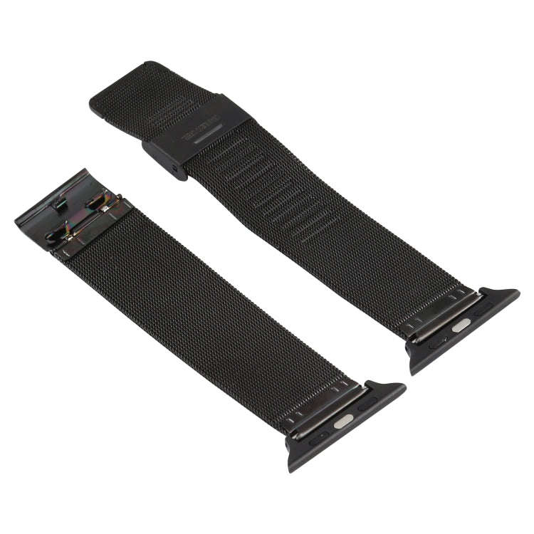 Stainless Steel Watch Band for Apple Watch Series 3 & 2 & 1 42mm(Black)