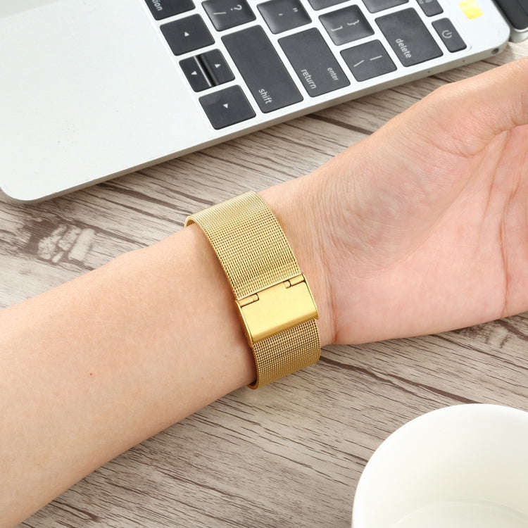 Stainless Steel Watch Band for Apple Watch Series 3 & 2 & 1 38mm(Gold)
