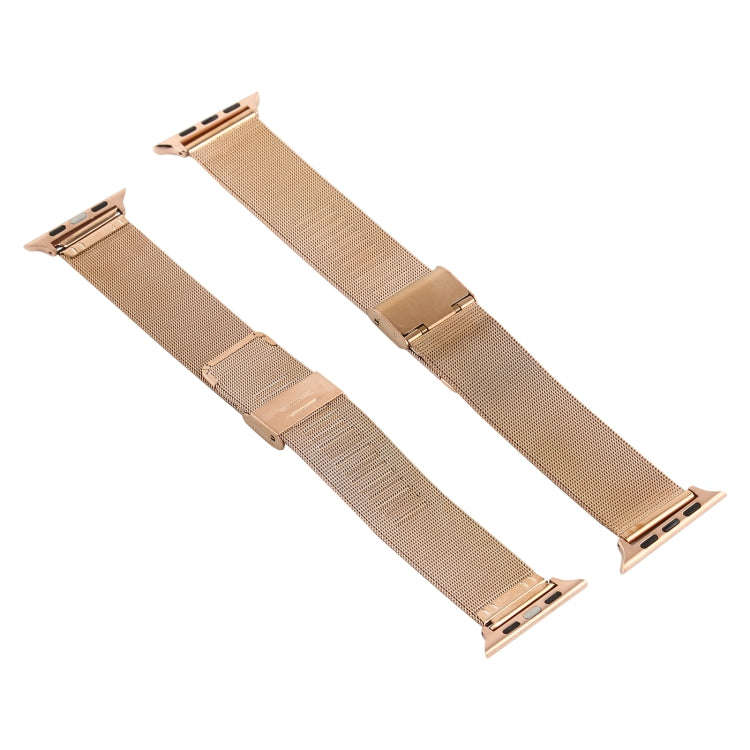 Stainless Steel Watch Band for Apple Watch Series 3 & 2 & 1 38mm(Rose Gold)