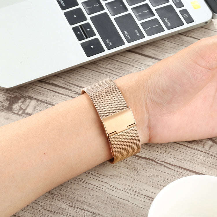 Stainless Steel Watch Band for Apple Watch Series 3 & 2 & 1 38mm(Rose Gold)