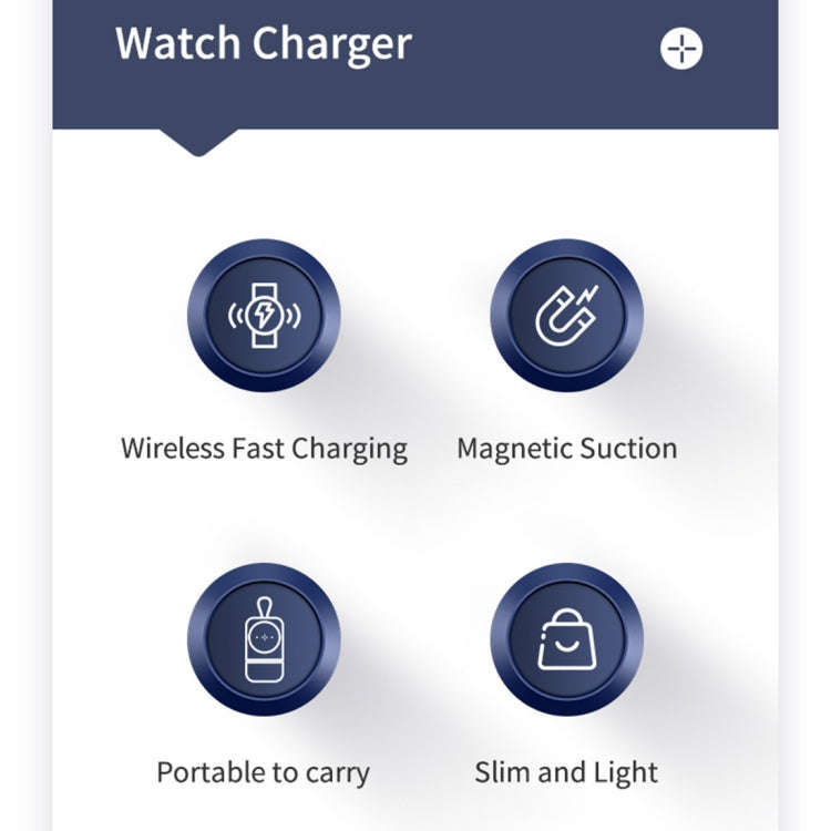 ROCK W26 Portable Magnetic Wireless Charger for Huawei Watch GT / GT2 / Honor Magic Type-C Interf...