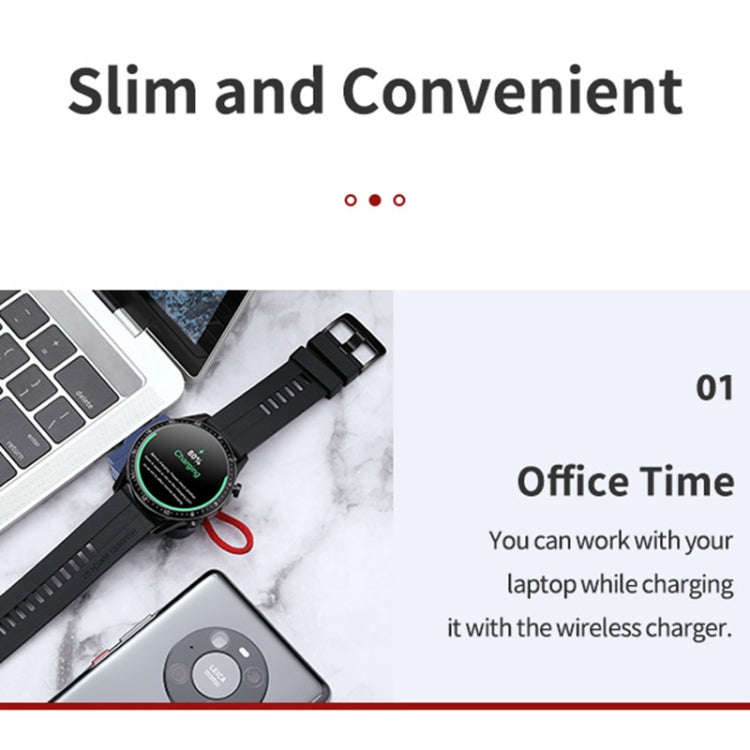 ROCK W26 Portable Magnetic Wireless Charger for Huawei Watch GT / GT2 / Honor Magic Type-C Interf...