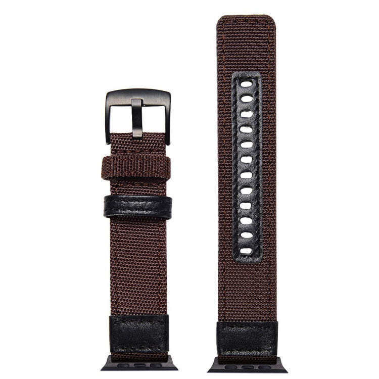 Jeep Style Nylon Wrist Watch Band with Stainless Steel Buckle for Apple Watch Series 3 & 2 & 1 38...