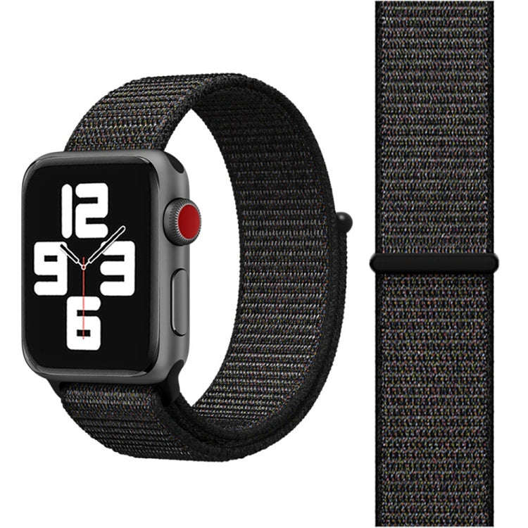 For Apple Watch 46mm / 49mm / 45mm / 44mm Simple Fashion Nylon Watch Band with Magic Stick(Nightf...