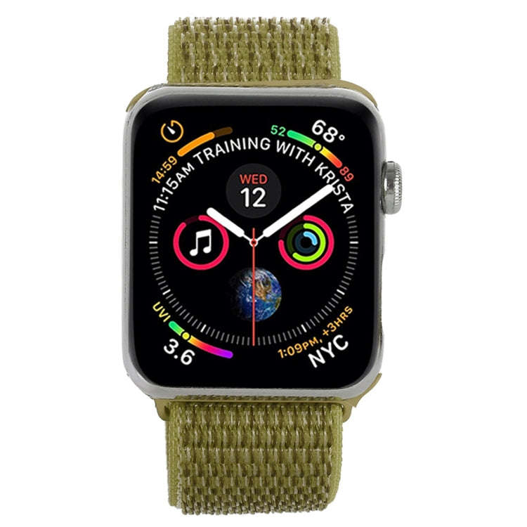 For Apple Watch 46mm / 49mm / 45mm / 44mm Simple Fashion Nylon Watch Band with Magic Stick(Dark G...