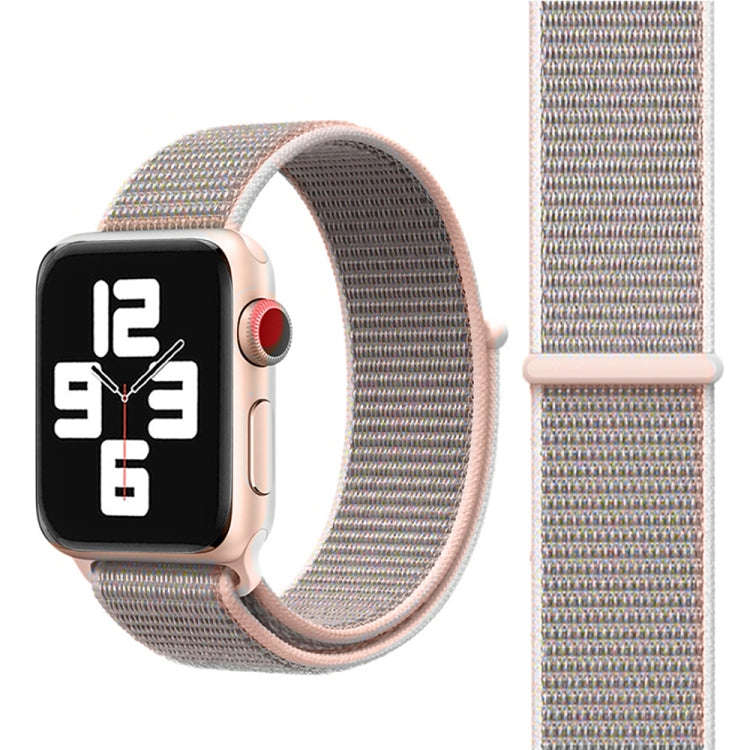 For Apple Watch 46mm / 49mm / 45mm / 44mm Simple Fashion Nylon Watch Band with Magic Stick(Light ...