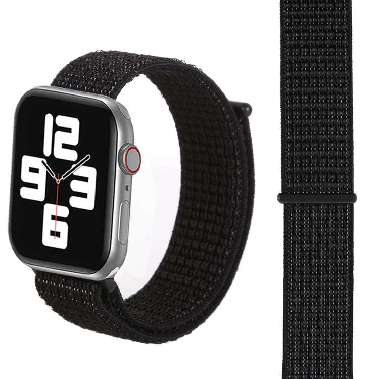 For Apple Watch 46mm / 49mm / 45mm / 44mm Simple Fashion Nylon Watch Band with Magic Stick(Nightf...