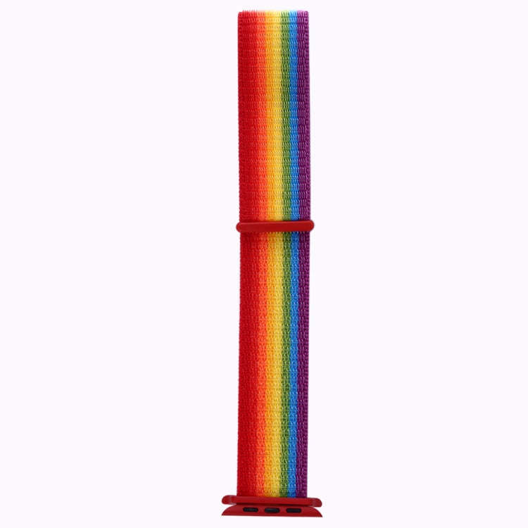 For Apple Watch 42mm / 41mm / 40mm / 38mm Simple Fashion Nylon Watch Band with Magic Stick(Colour)