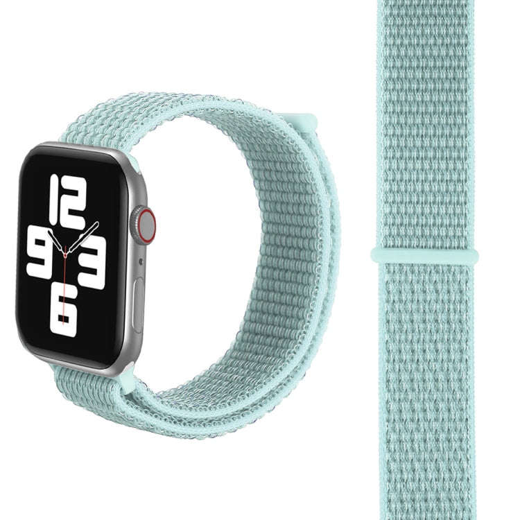 For Apple Watch 42mm / 41mm / 40mm / 38mm Simple Fashion Nylon Watch Band with Magic Stick(Grey G...