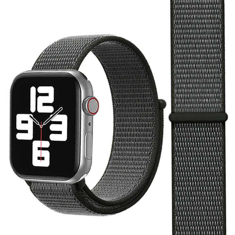 For Apple Watch 42mm / 41mm / 40mm / 38mm Simple Fashion Nylon Watch Band with Magic Stick(Grey)