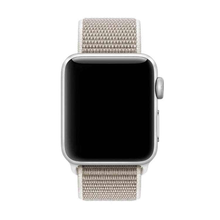 For Apple Watch 42mm / 41mm / 40mm / 38mm Simple Fashion Nylon Watch Band with Magic Stick(Light ...