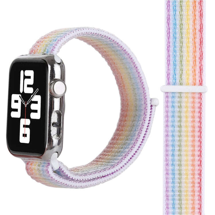Magic Paste Nylon Watch Band for Apple Watch Series 3 & 2 & 1 38mm(Colour)