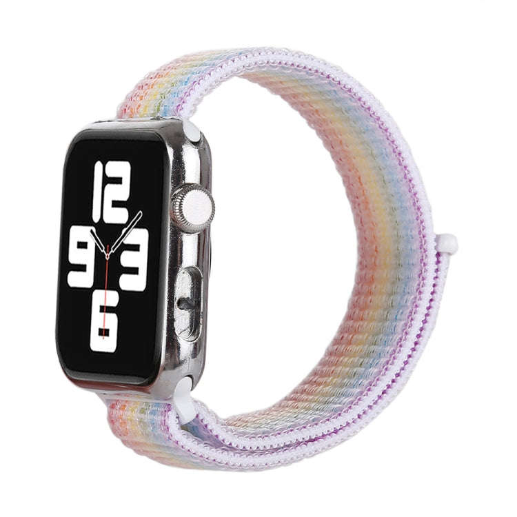 Magic Paste Nylon Watch Band for Apple Watch Series 3 & 2 & 1 38mm(Colour)