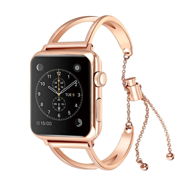Letter V Shape Bracelet Metal Wrist Watch Band with Stainless Steel Buckle for Apple Watch Series...