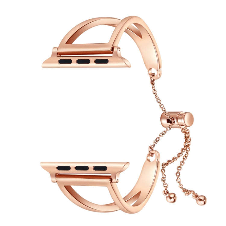 Letter V Shape Bracelet Metal Wrist Watch Band with Stainless Steel Buckle for Apple Watch Series...