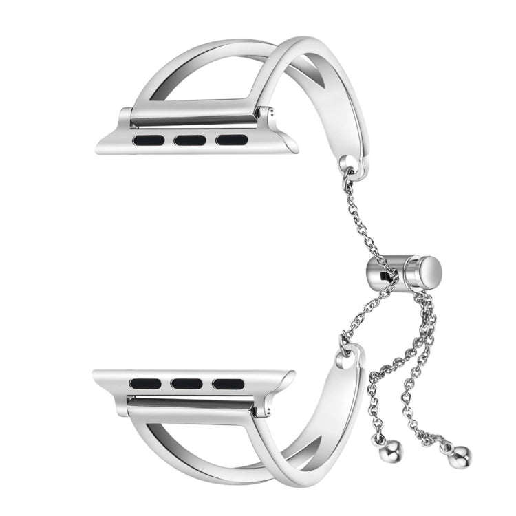 Letter V Shape Bracelet Metal Wrist Watch Band with Stainless Steel Buckle for Apple Watch Series...