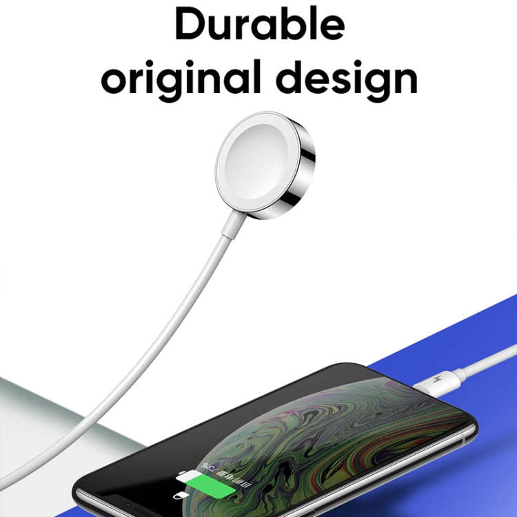 JOYROOM S-IW002 Ben Series 2 in 1 1.5m 3A Magnetic Charge Cable for Apple Watch(White)