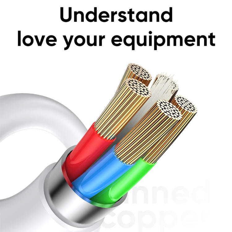 JOYROOM S-IW002 Ben Series 2 in 1 1.5m 3A Magnetic Charge Cable for Apple Watch(White)