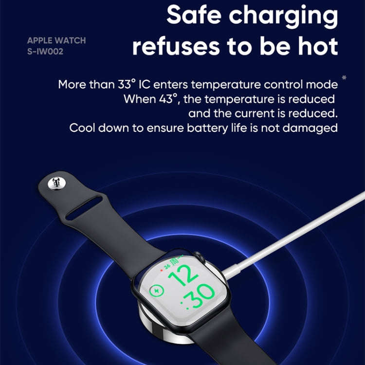 JOYROOM S-IW002 Ben Series 2 in 1 1.5m 3A Magnetic Charge Cable for Apple Watch(White)