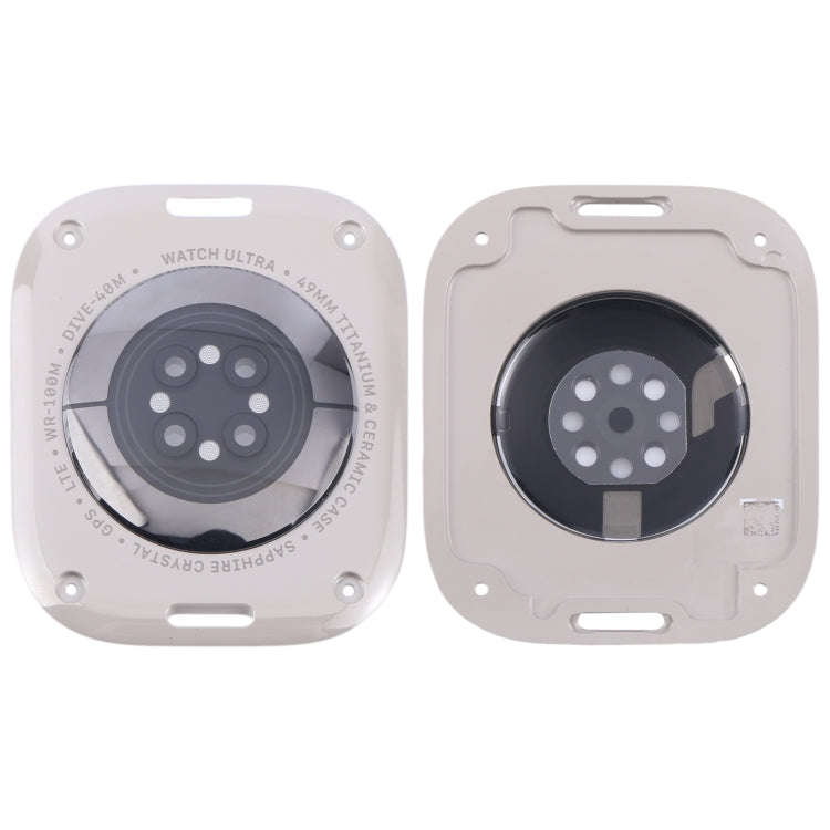 For Apple Watch Series Ultra 1/ 2 49mm Original Rear Housing Glass Cover(Silver)
