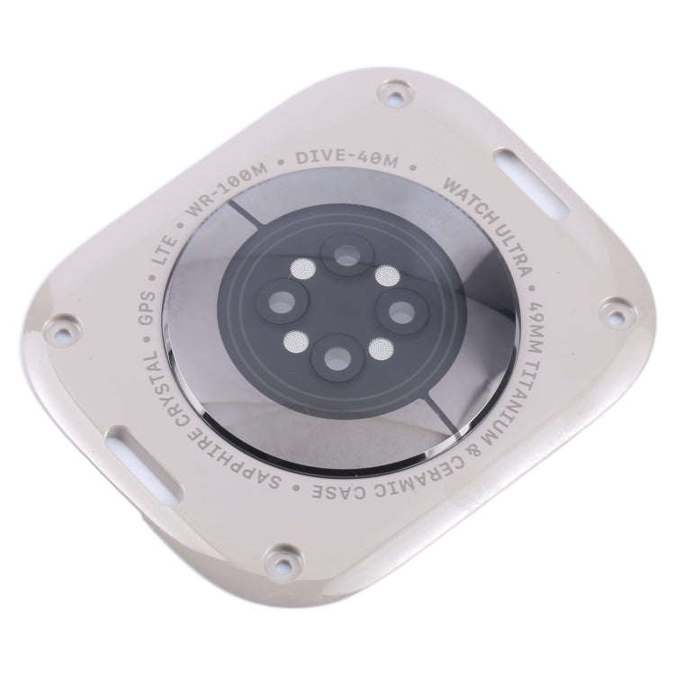 For Apple Watch Series Ultra 1/ 2 49mm Original Rear Housing Glass Cover(Silver)