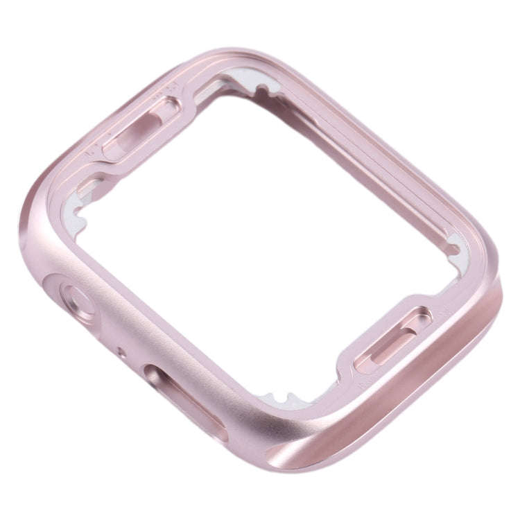 For Apple Watch Series 9 41mm Aluminum Alloy Middle Frame Bezel Plate (Pink)