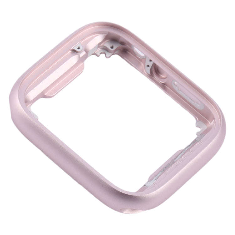 For Apple Watch Series 9 41mm Aluminum Alloy Middle Frame Bezel Plate (Pink)