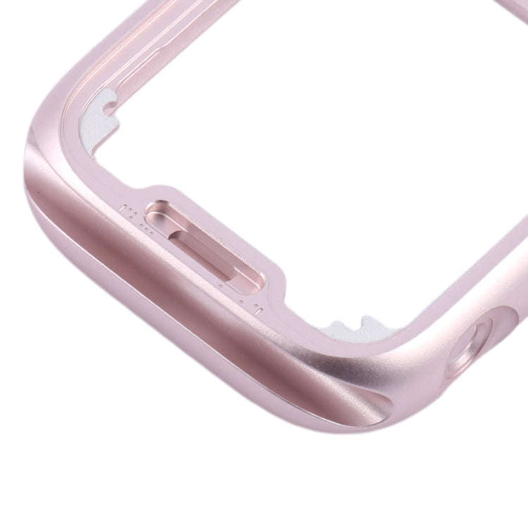 For Apple Watch Series 9 41mm Aluminum Alloy Middle Frame Bezel Plate (Pink)