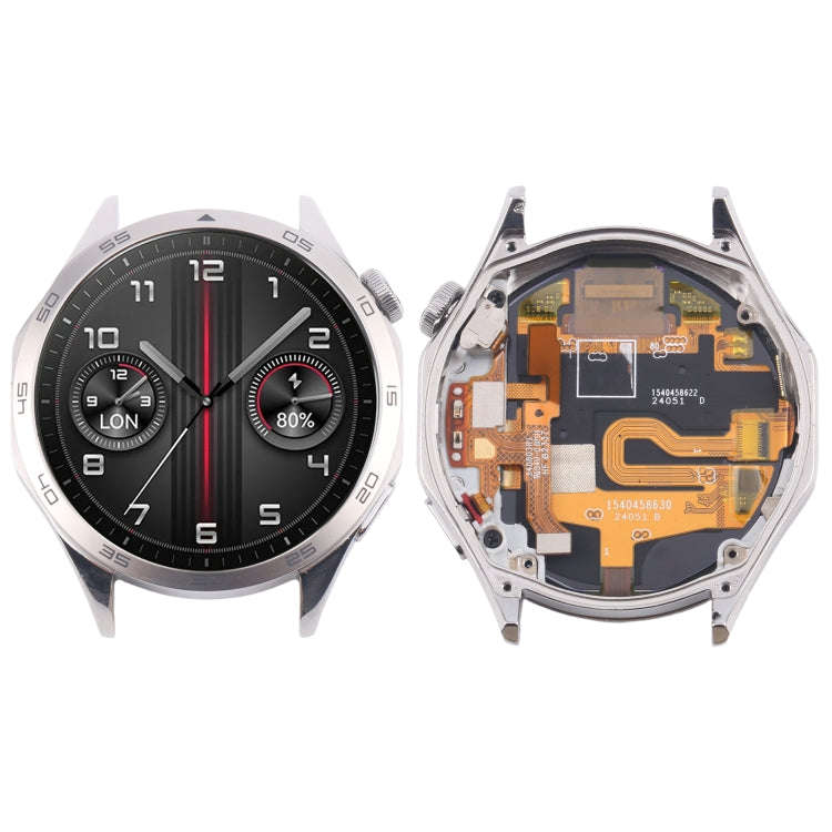 For Huawei Watch GT 4 46mm Original LCD Screen Digitizer Full Assembly With Frame (Silver)