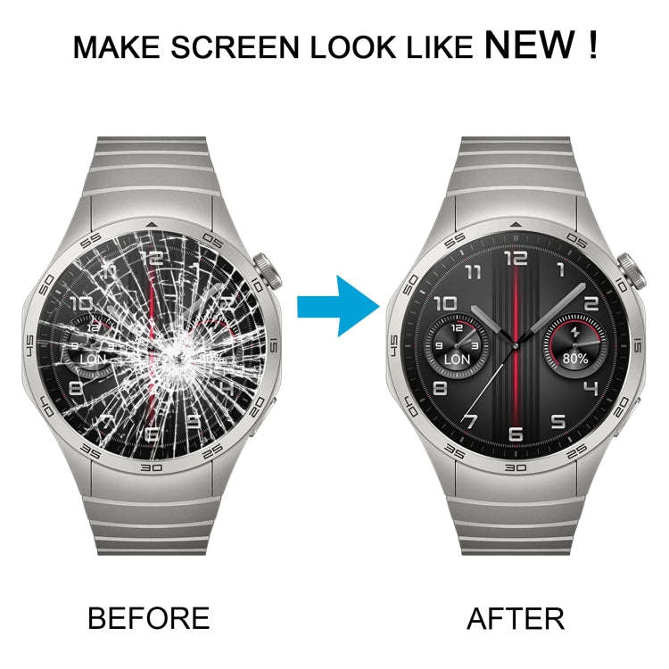 For Huawei Watch GT 4 46mm Original LCD Screen Digitizer Full Assembly With Frame (Silver)