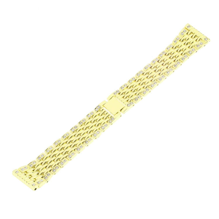 Metal Wrist Strap Watch Band for Samsung Gear S3(Gold)