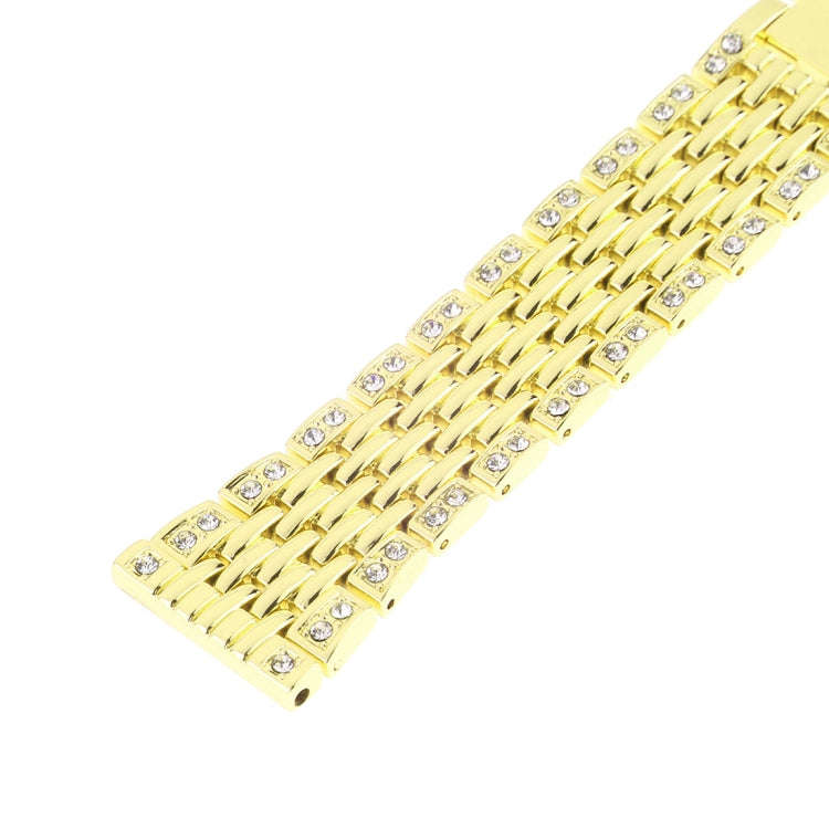 Metal Wrist Strap Watch Band for Samsung Gear S3(Gold)