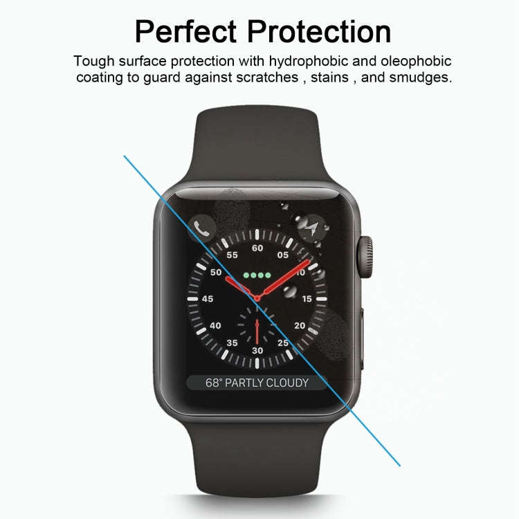 2 PCS ENKAY Hat-Prince for Apple Watch 42 mm 0.2mm 9H Surface Hardness 2.15D Explosion-proof Temp...