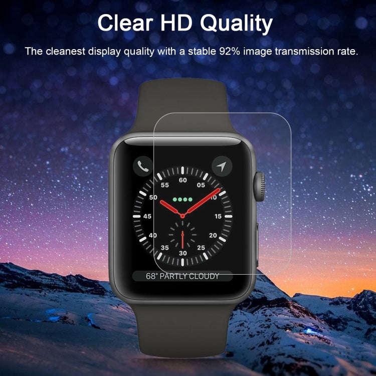 2 PCS ENKAY Hat-Prince for Apple Watch 42 mm 0.2mm 9H Surface Hardness 2.15D Explosion-proof Temp...