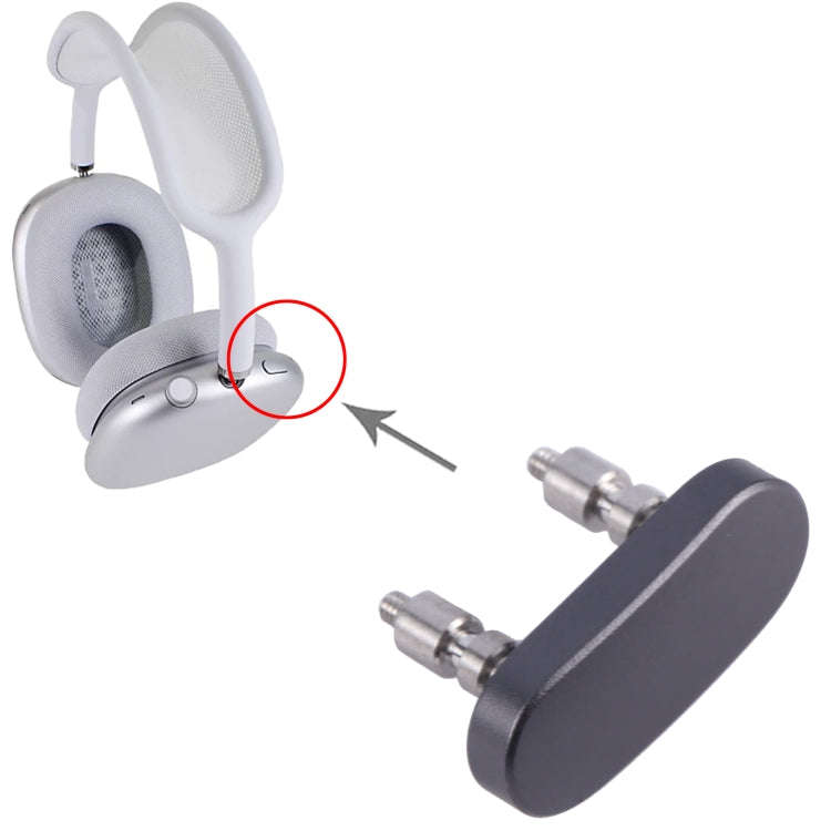 For AirPods Max Side Button (Black)