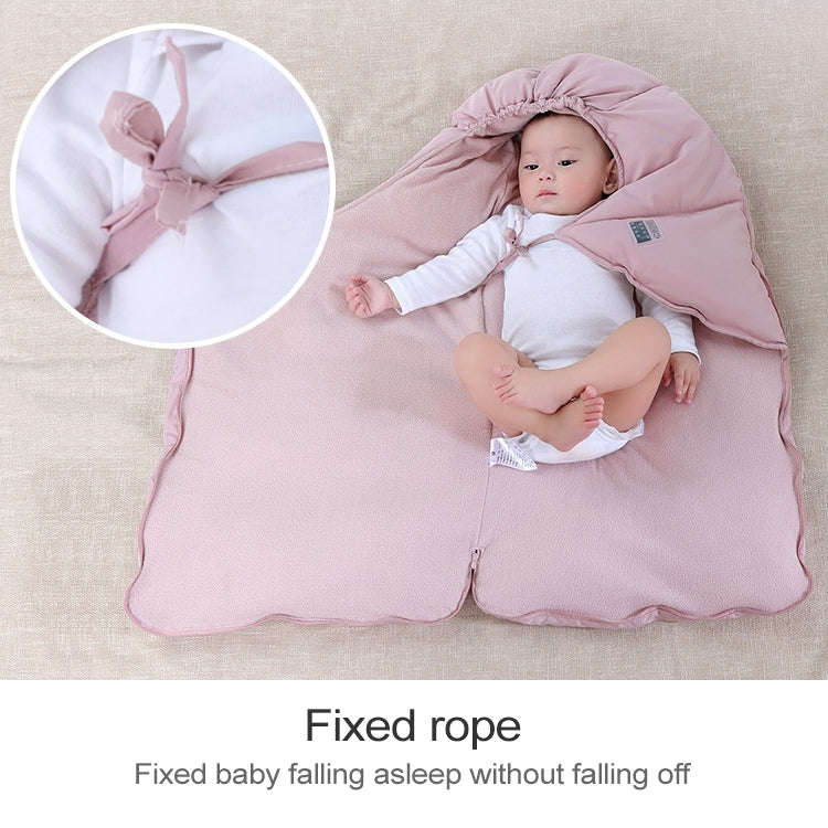 Baby Sleeping Bag Thickened Warm Newborn Quilt, Size:80cm, for 0-1 Years Old (Red)