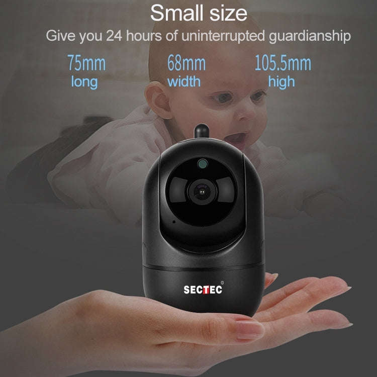 SECTEC IL-HIP291G-2M-AI Black Camera Indoor Home Wireless Wifi Intelligent Automatic Tracking HD ...