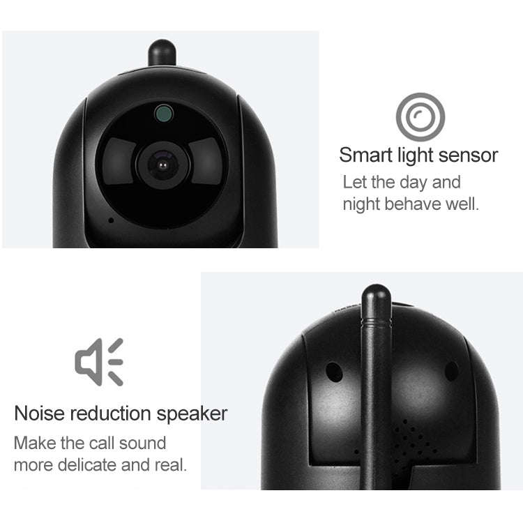 SECTEC IL-HIP291G-2M-AI Black Camera Indoor Home Wireless Wifi Intelligent Automatic Tracking HD ...