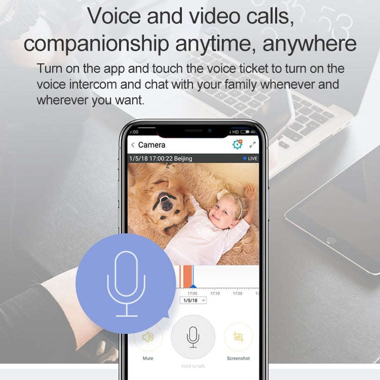 SECTEC IL-HIP291G-2M-AI Black Camera Indoor Home Wireless Wifi Intelligent Automatic Tracking HD ...