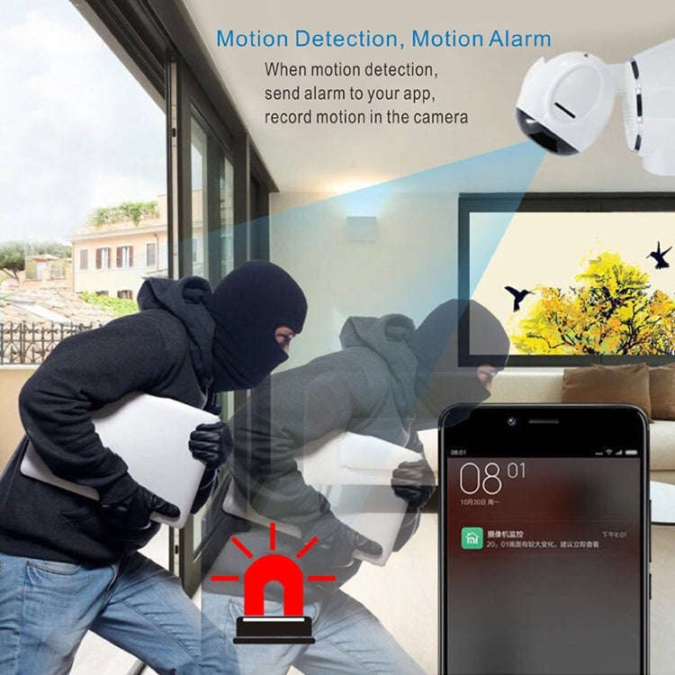 YH001 720P HD 1.0 MP Wireless IP Camera, Support Infrared Night Vision / Motion Detection / APP C...