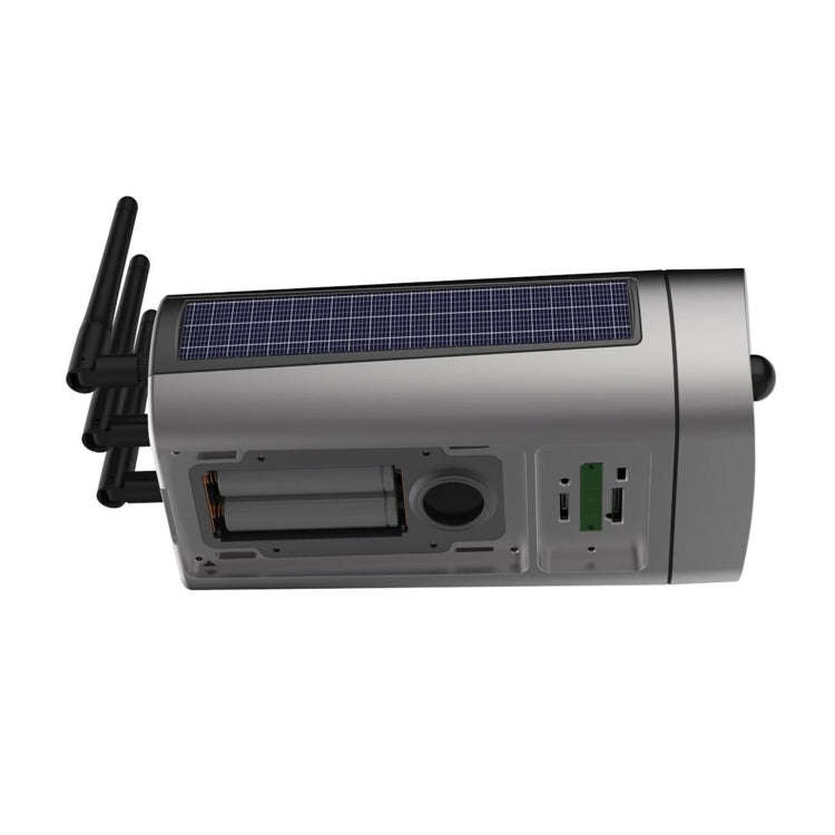T8 1080P Full HD Solar Battery Ultra Low Power Sound Light Alarm Network Camera, Support Motion D...