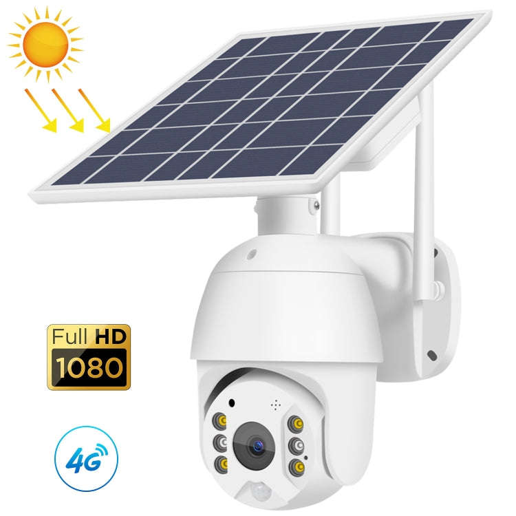 T16 1080P Full HD 4G (US Version) Network Monitoring Solar Powered Camera, Support PIR + Radar Al...