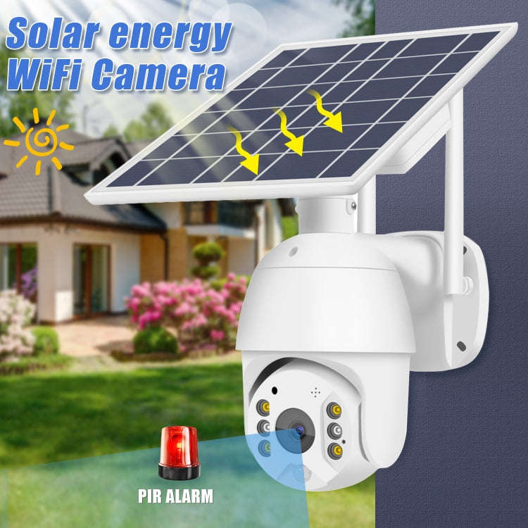T16 1080P Full HD 4G (US Version) Network Monitoring Solar Powered Camera, Support PIR + Radar Al...